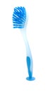 Blue dishwashing brush