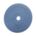 Blue Disk for dumbbells isolated on white