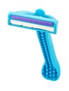 Blue disposable safety man razor