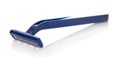 The blue disposable safety razor