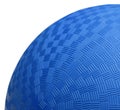 Blue Dodge Ball Close Up Royalty Free Stock Photo
