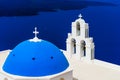 Blue Dome Church Royalty Free Stock Photo
