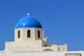 Blue Dome of a church, Oia, Santorini, Greece Royalty Free Stock Photo