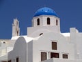 Blue Domed Greek Orthodox Church, Santorini