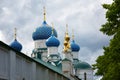 Blue domes of the Epiphany Monastery in Uglich