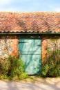 Blue door Royalty Free Stock Photo