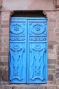 Blue Door, Cuzco, Peru