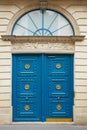 Blue door Royalty Free Stock Photo