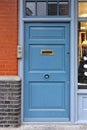Blue Door London Royalty Free Stock Photo