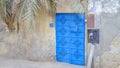 Blue door in Muharraq, Barhain