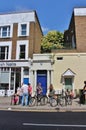 The blue door in Notting Hill