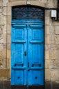 Blue door Royalty Free Stock Photo
