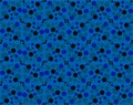 Blue dotted background. Vintage backdrop abstract dots.