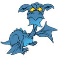 Blue Dragon Royalty Free Stock Photo