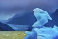 Blue Dragon Iceberg Grey Lake Torres del Paine National Park Chile Royalty Free Stock Photo