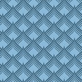 Blue dragon scale seamless vector pattern texture