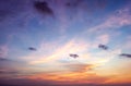 Beautiful dramatic scenic after sunset sky background after sunset Royalty Free Stock Photo