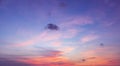 Blue dramatic sunset sky replacement for composition Royalty Free Stock Photo