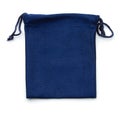 Blue drawstring gift bag Royalty Free Stock Photo