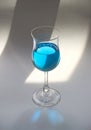 Blue drink Royalty Free Stock Photo