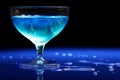 Blue drink Royalty Free Stock Photo