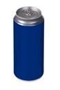 Blue drink can Royalty Free Stock Photo