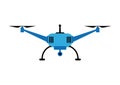 Blue drone