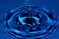 Blue Droplet Royalty Free Stock Photo