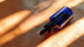The Blue Dropper Bottle.AI generated image Royalty Free Stock Photo