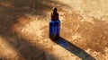 The blue dropper bottle.AI generated image Royalty Free Stock Photo