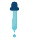 blue dropper illustration