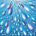 Blue drops background