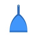 Blue dustpan flat