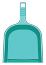 Blue dustpan, icon