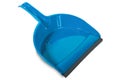 Blue dustpan isolated on white background Royalty Free Stock Photo