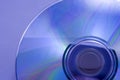 Blue dvd Royalty Free Stock Photo