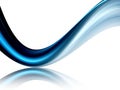 Blue dynamic wave