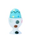 Blue Easter Egg Royalty Free Stock Photo