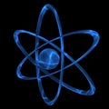 Blue electric atom