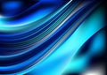 Blue Electric Blue Futuristic Background Vector Illustration Design