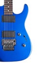 Blue electric guitar isolated Royalty Free Stock Photo
