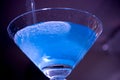 Blue Electric Martini Royalty Free Stock Photo