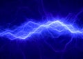 Blue electrical background,