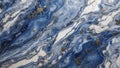 Blue Elegance Unveiled: Roma Marble Dynamic Texture. AI Generate Royalty Free Stock Photo