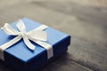 Blue elegant gift box