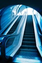 Blue elevator elevators Royalty Free Stock Photo