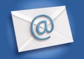 Blue Email Royalty Free Stock Photo