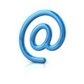 Blue email icon