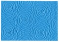 Blue embossed paper