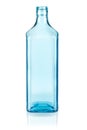 Blue empty bottle Royalty Free Stock Photo